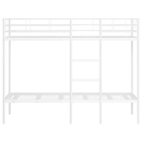 Krevet na kat bez madraca bijeli 80x200 cm čelik - Bijela 80 x 200 cm Cijena
