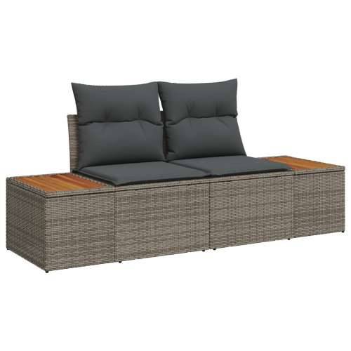 vrtni sofa set Set od 7 Siva Ratan Vrtna kutna sofa Pravokutni Cijena
