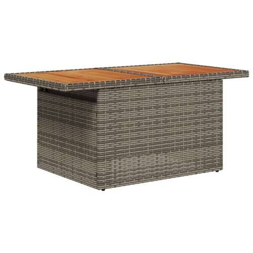 vrtni sofa set Set od 7 Siva Ratan Vrtna kutna sofa Pravokutni Cijena