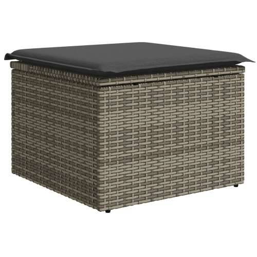 vrtni sofa set Set od 7 Siva Ratan Vrtna kutna sofa Pravokutni Cijena