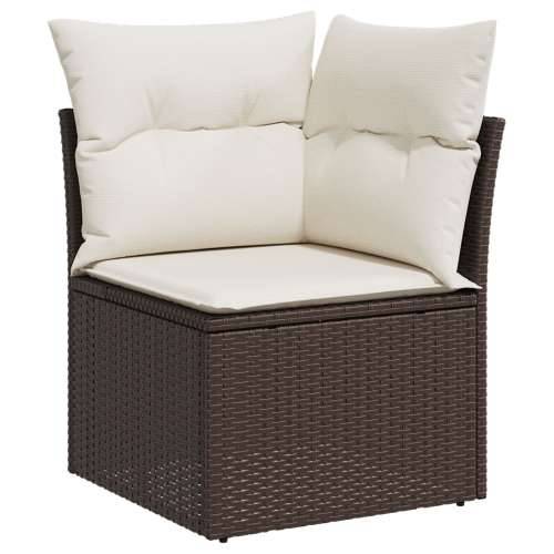 Vrtni sofa set Set od 7 Smeđa Ratan, Poliester Vrtni sofa set Cijena