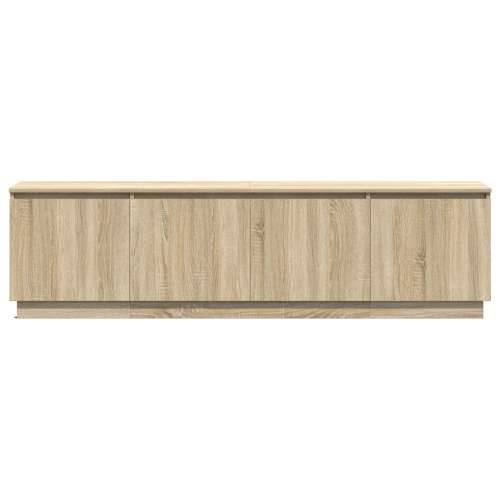 TV ormarić s LED osvjetljenjem Sonoma hrast 180x38x49 cm Konstruirano drvo Cijena