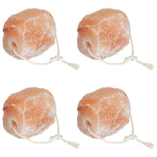 Kamenje za lizanje soli 4 kom s užetima za stoku 10 kg Ružičasto Cijena