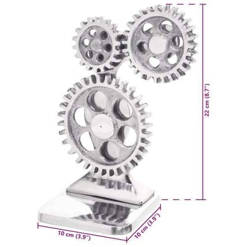 Držači za knjige 2 kom Srebrna 10x10x22 cm Aluminij Cog Cijena