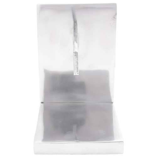 Držači knjiga 2 kom Srebrna 11x14x17,5 cm Aluminij Saw Cijena