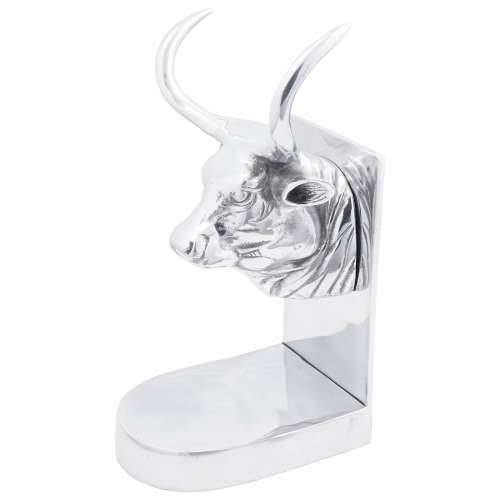 Držači za knjige 2 kom Srebrni 17x15x27 cm Aluminij Bull Cijena