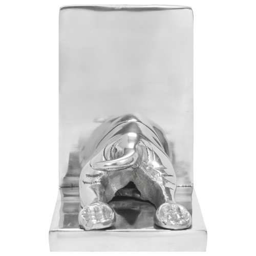 Držači za knjige 2 kom Srebrna 12x15x18 cm Aluminij Cijena