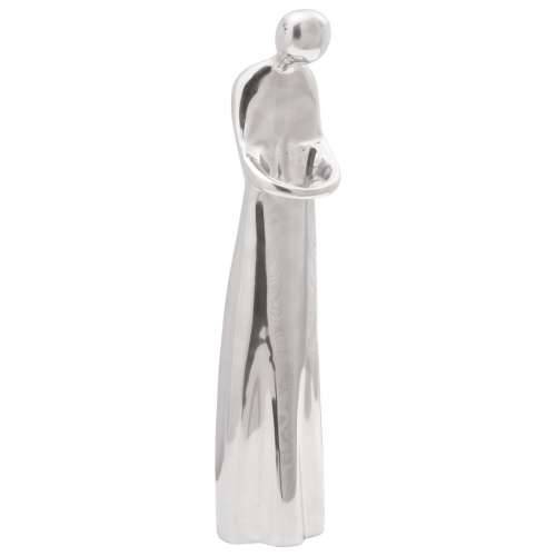 Skulptura Srebrna 10x16x49 cm Aluminij Cijena