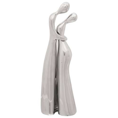 Skulptura Srebrna 10x16x49 cm Aluminij Cijena