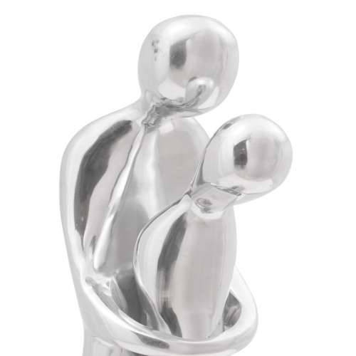 Skulptura Srebrna 10x16x49 cm Aluminij Cijena