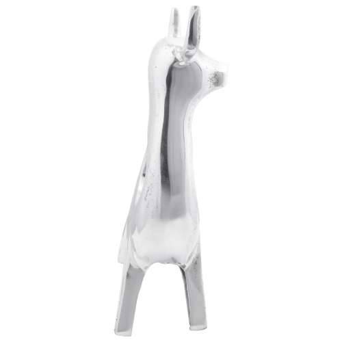 Skulptura Bika Srebrna 22x9,5x34 cm Aluminij Cijena