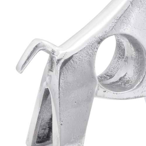Skulptura Bika Srebrna 22x9,5x34 cm Aluminij Cijena