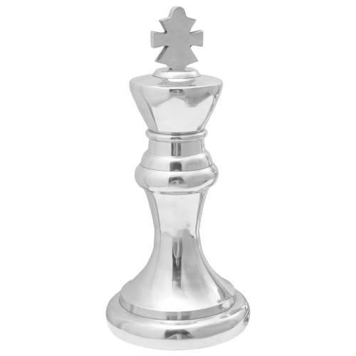 Šahovske skulpture 2 kom Srebrni Aluminij Cijena