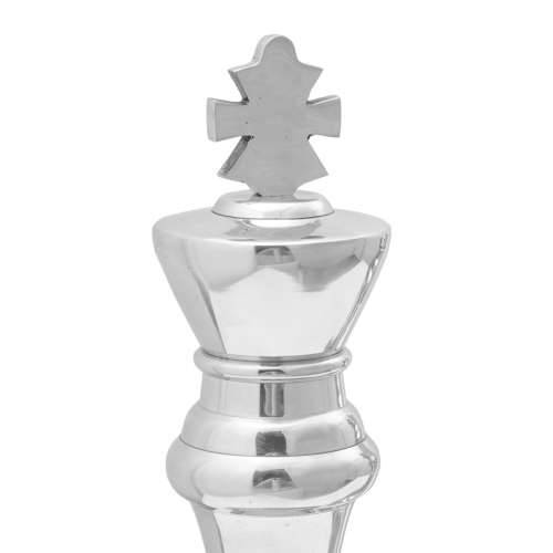 Šahovske skulpture 2 kom Srebrni Aluminij Cijena