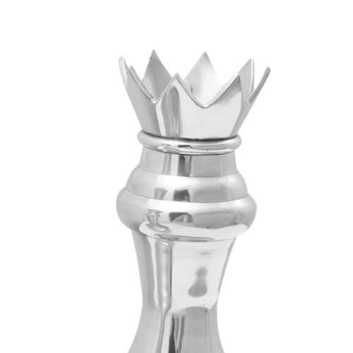 Šahovske skulpture 2 kom Srebrni Aluminij Cijena