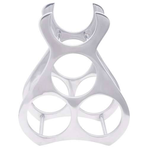 Stalak za vino Srebrni 23x14x28 cm Aluminij Cijena