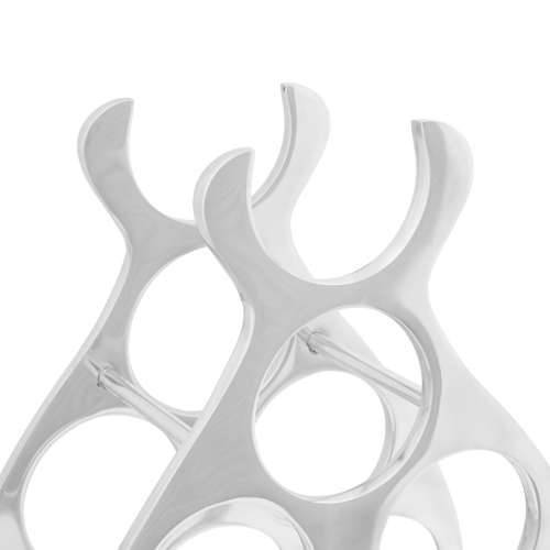 Stalak za vino Srebrni 38 x 33 x 13 cm Aluminij Cijena