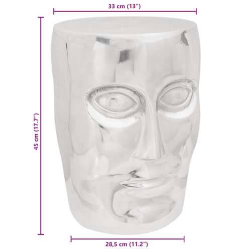 podna stolica srebrna 33x33x45 cm aluminij Cijena