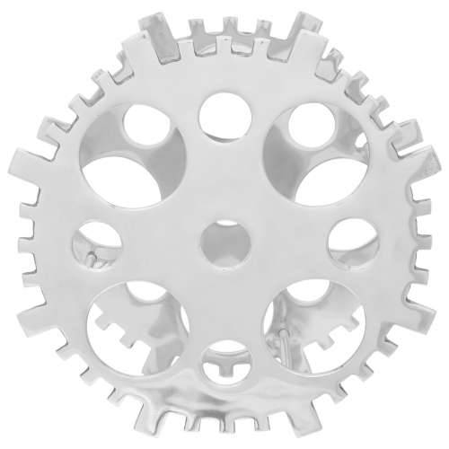 Srebrni stalak za vino 15.4x5.5x15.4 inča Aluminij Cijena