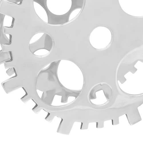 Srebrni stalak za vino 15.4x5.5x15.4 inča Aluminij Cijena