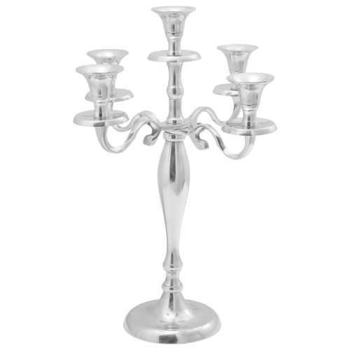 Držač svijeće Srebrni 29x29x40 cm Aluminij Cijena