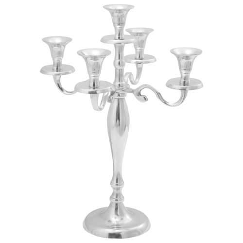Držač svijeće Srebrni 29x29x40 cm Aluminij Cijena