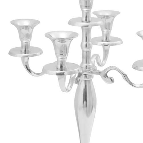 Držač svijeće Srebrni 29x29x40 cm Aluminij Cijena