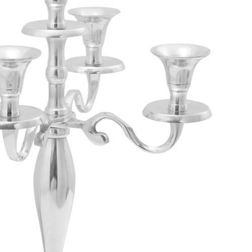 Držač svijeće Srebrni 29x29x40 cm Aluminij Cijena