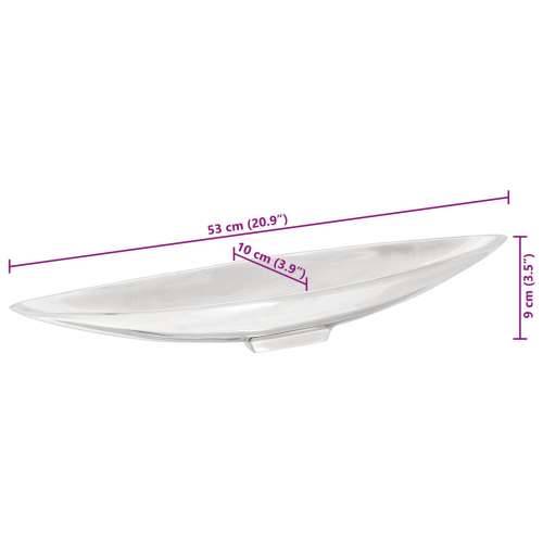 košara za voće srebrna 54x9x10 cm aluminij Cijena