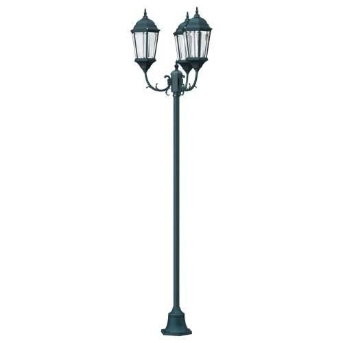 Stup rasvjete s 3 svjetiljke E27 Zelena 220 cm Aluminij Cijena