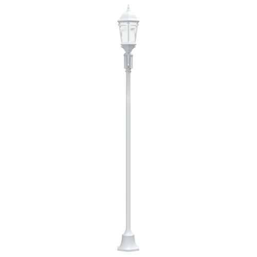 Stalak za vrtne lampe 2-lampe E27 Bijela 220 cm Aluminij Cijena