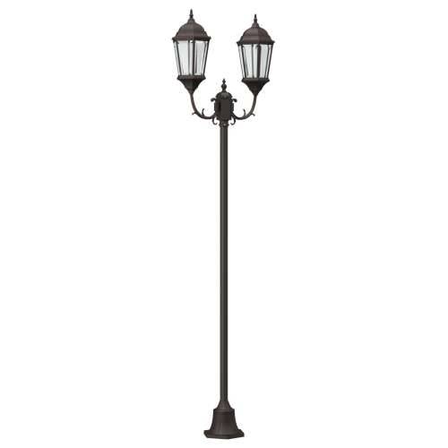Stup za vrtno osvjetljenje 2-lampe E27 Brončana 220 cm Aluminij Cijena