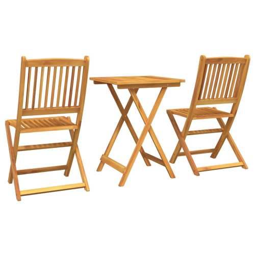 set za vrt od 3 komada, bistro, napravljen od čvrstog drva akacije Cijena