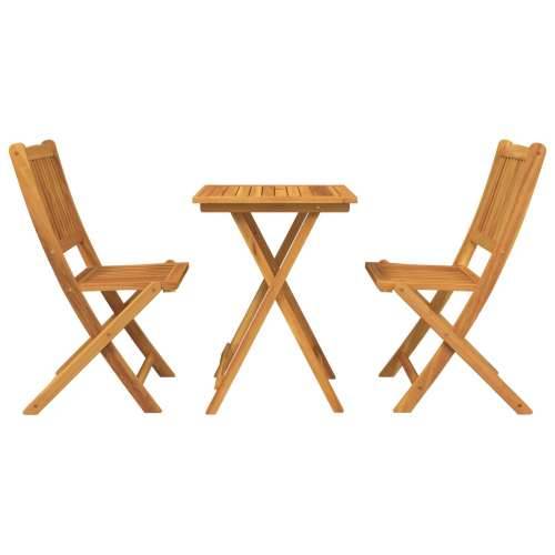 set za vrt od 3 komada, bistro, napravljen od čvrstog drva akacije Cijena