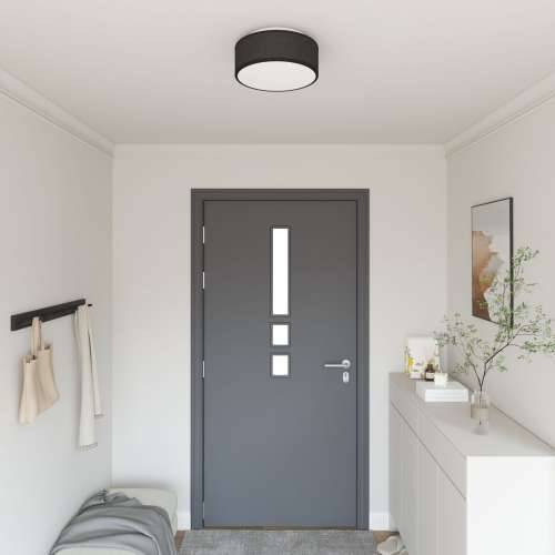 Stropna lampa Ugradna Crna Ø 30 cm Tekstil E27 Cijena