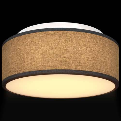 Stropna lampa Ugradna Crna Ø 30 cm Tekstil E27 Cijena