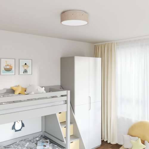 stropne lampe s zvjezdastim sjenilom taupe Ø 38 cm platno E27 Cijena