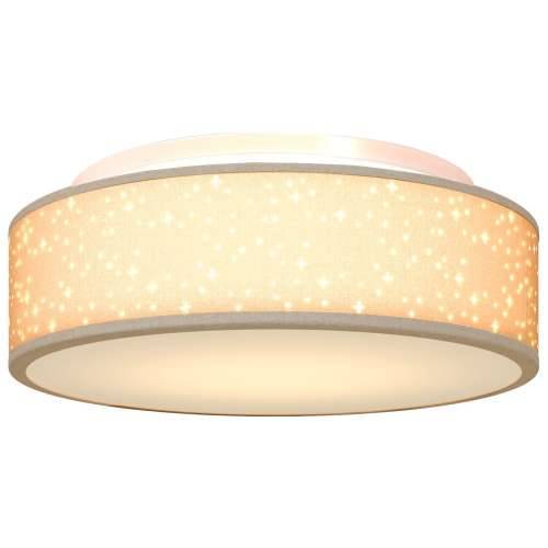 stropne lampe s zvjezdastim sjenilom taupe Ø 38 cm platno E27 Cijena