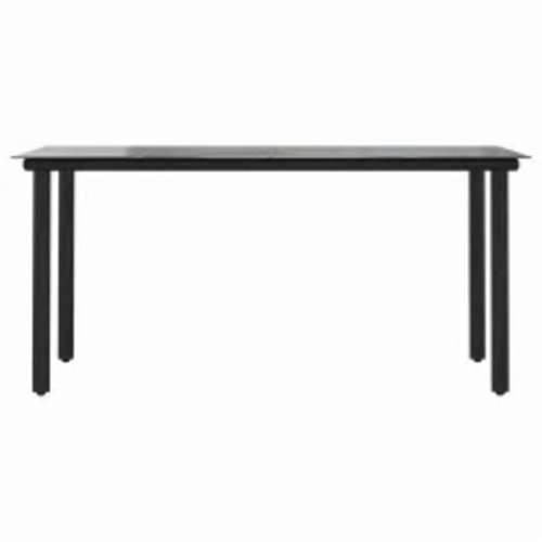 Vrtna garnitura - 7-dijelni vrtni blagovaonski set s jastucima poliratan i staklo - Smeđa i krem ​​bijela 160 x 80 x 74 cm 6 Cijena