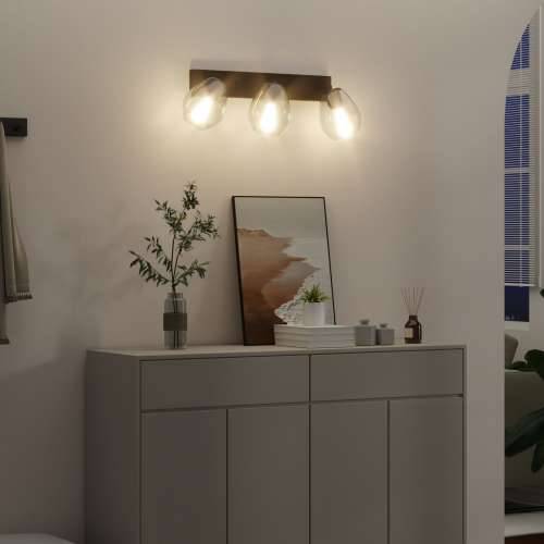 stropne lampe s podesivim staklenim sjenilom u antracitu, E27 Cijena