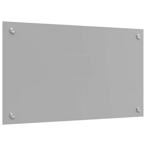 Kuhinjski backsplash svjetlosive boje 70x40x0,6 cm, kaljeno staklo Cijena