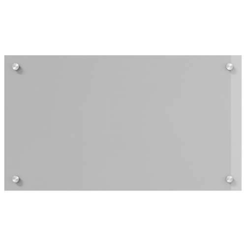 Kuhinjski backsplash svjetlosive boje 70x40x0,6 cm, kaljeno staklo Cijena