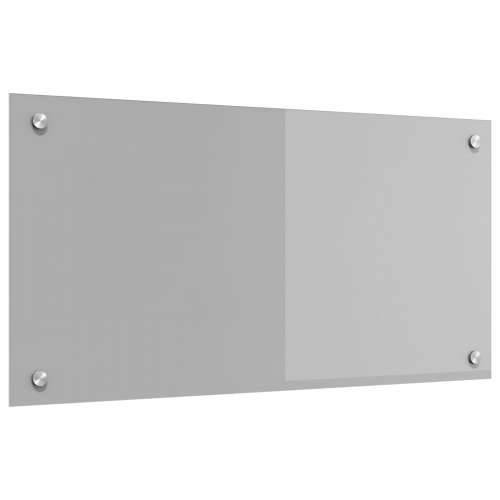 Kuhinjski backsplash svijetlosiva 80x40x0,6 cm kaljeno staklo Cijena