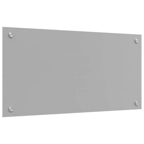 Kuhinjski backsplash svijetlosiva 80x40x0,6 cm kaljeno staklo Cijena