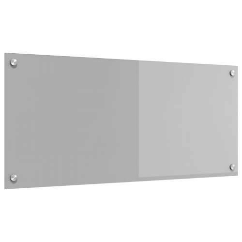 Kuhinjski Zaslon Svjetlosiva 90x40x0,6 cm Kaljeno Staklo Cijena
