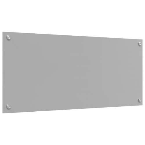 Kuhinjski Zaslon Svjetlosiva 90x40x0,6 cm Kaljeno Staklo Cijena