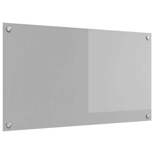 Kuhinjski Zaslon Svjetlosiva 90x50x0.6 cm Kaljeno Staklo Cijena