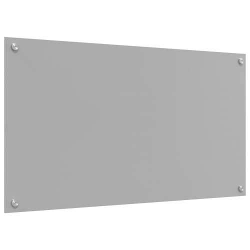 Kuhinjski Zaslon Svjetlosiva 90x50x0.6 cm Kaljeno Staklo Cijena
