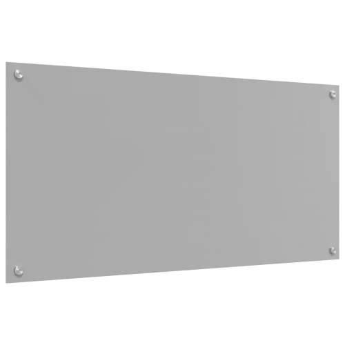 Kuhinjski Backsplash Svijetlosiva 100x50x0,6 cm Kaljeno Staklo Cijena
