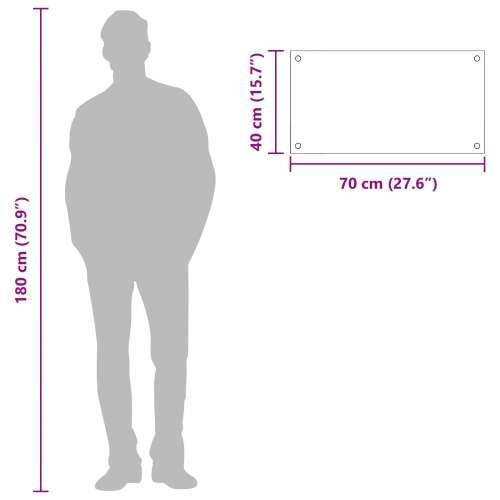 Tamno Siva Kuhinjska Ploča 70x40x0,6 cm Kaljeno Staklo Cijena